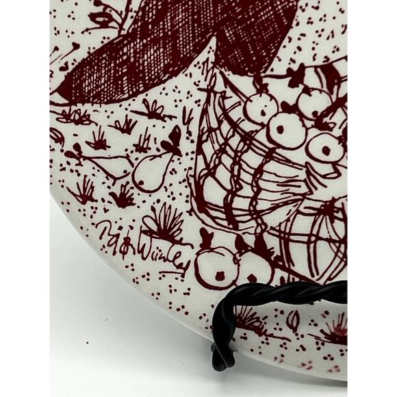 Bjorn Wiinblad October Optimisme Nymolle Denmark Wall Calendar Plaque #3013-10 - Picture 2 of 5